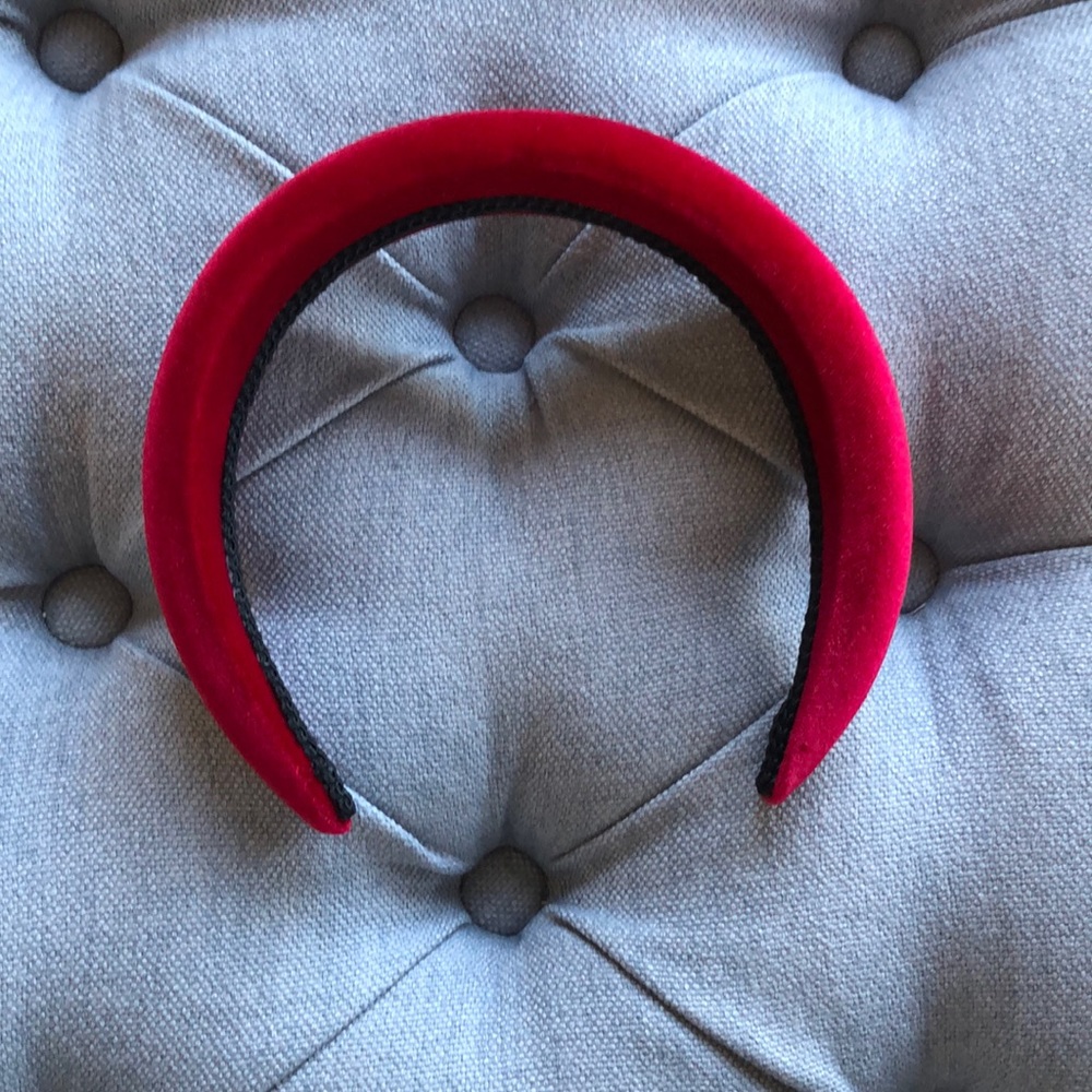 Like Brand New— worn twice! Red Padded headband